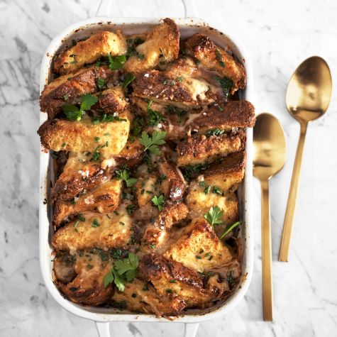 Brioche and Gruyère French Toast Bake